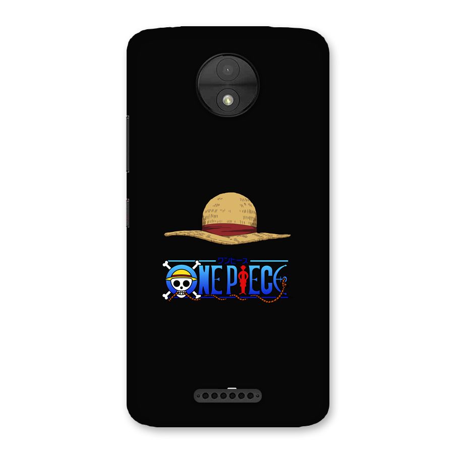 Straw Hat Back Case for Moto C