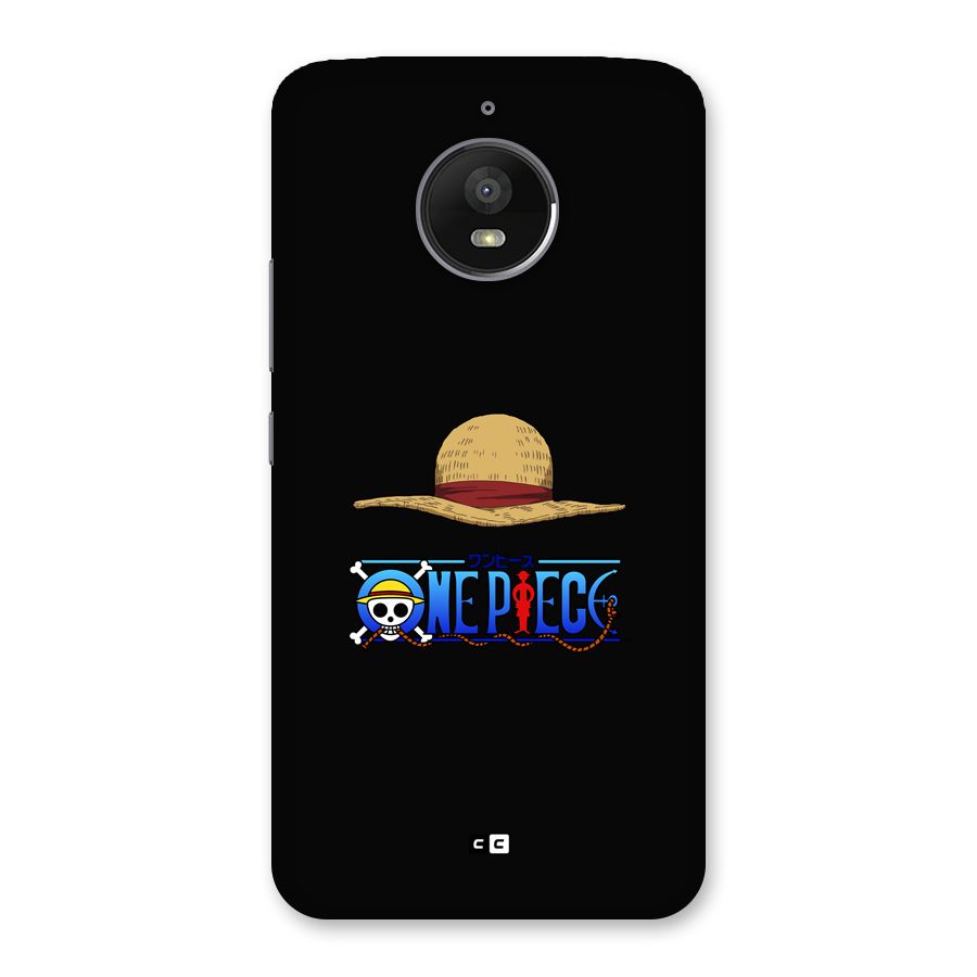 Straw Hat Back Case for Moto E4 Plus