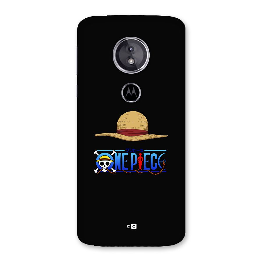 Straw Hat Back Case for Moto E5