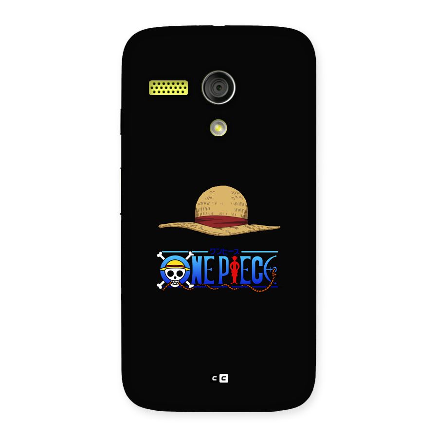 Straw Hat Back Case for Moto G