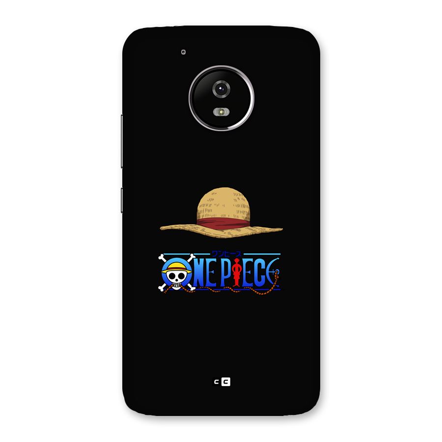 Straw Hat Back Case for Moto G5