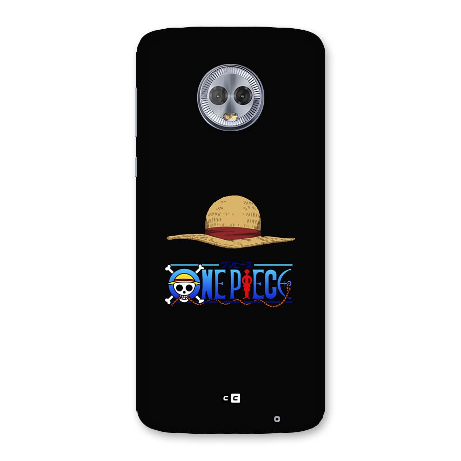 Straw Hat Back Case for Moto G6 Plus