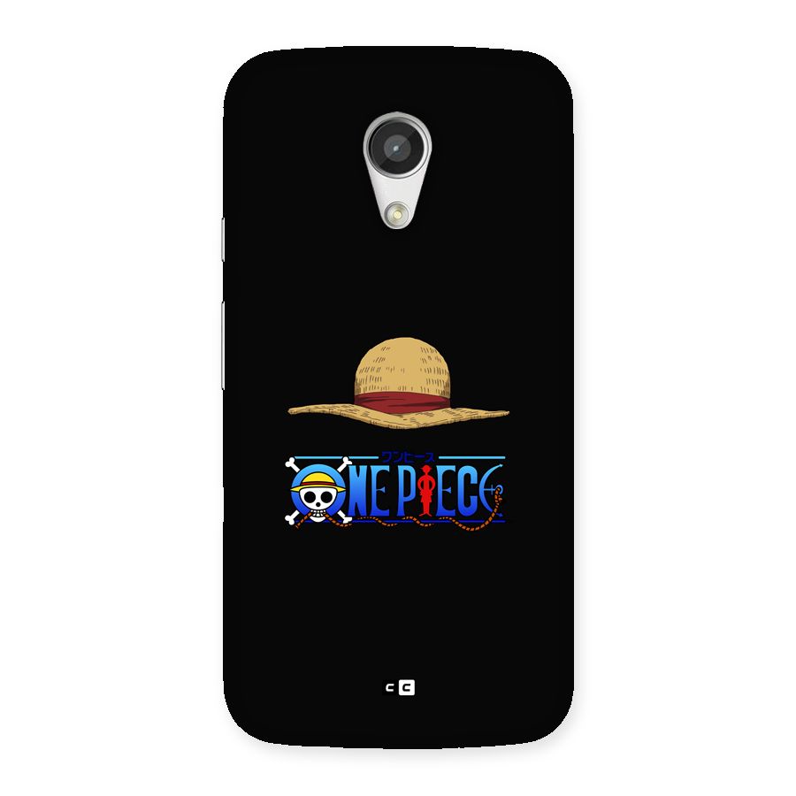 Straw Hat Back Case for Moto G 2nd Gen