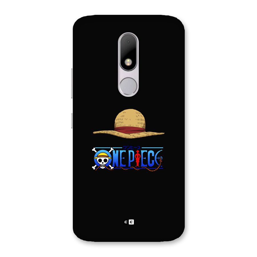 Straw Hat Back Case for Moto M