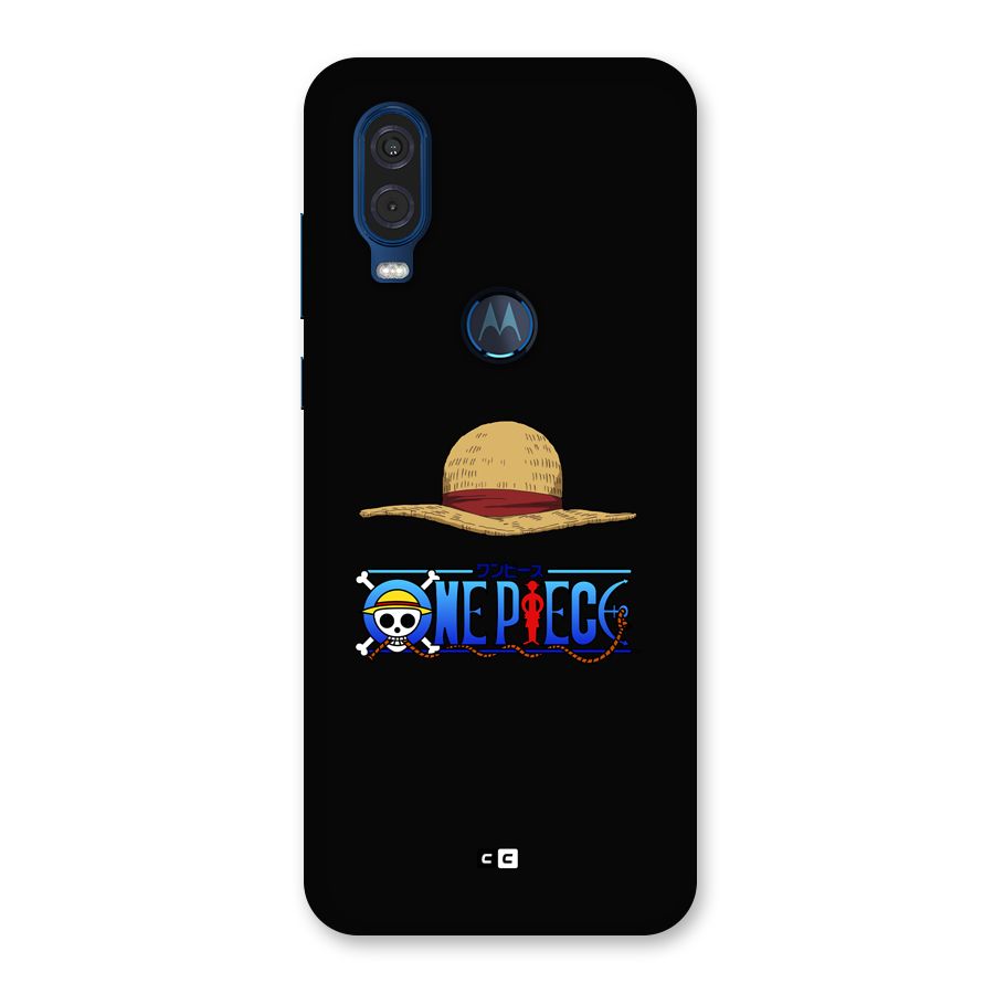Straw Hat Back Case for Motorola One Vision