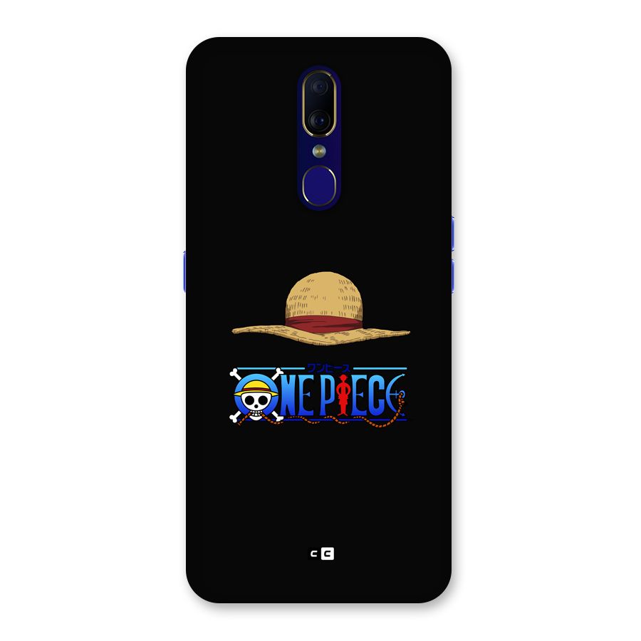 Straw Hat Back Case for Oppo F11