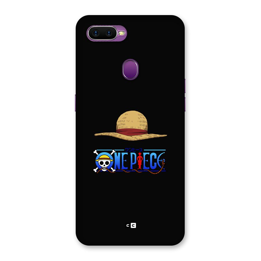 Straw Hat Back Case for Oppo F9