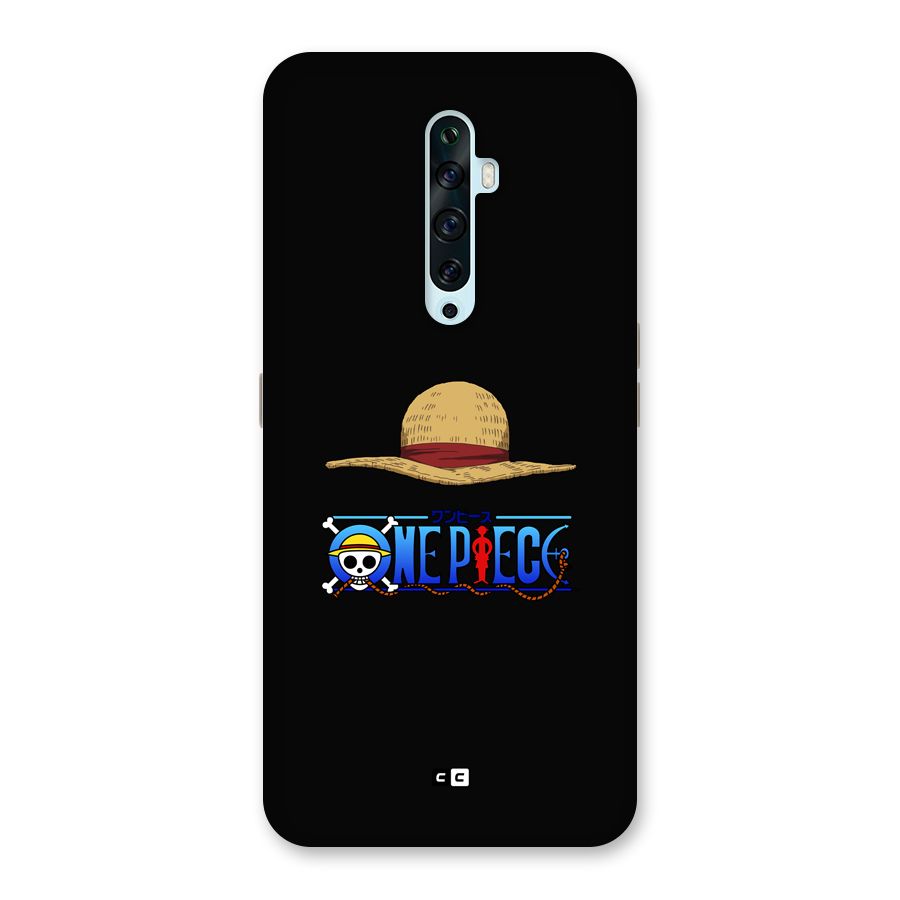 Straw Hat Back Case for Oppo Reno2 F