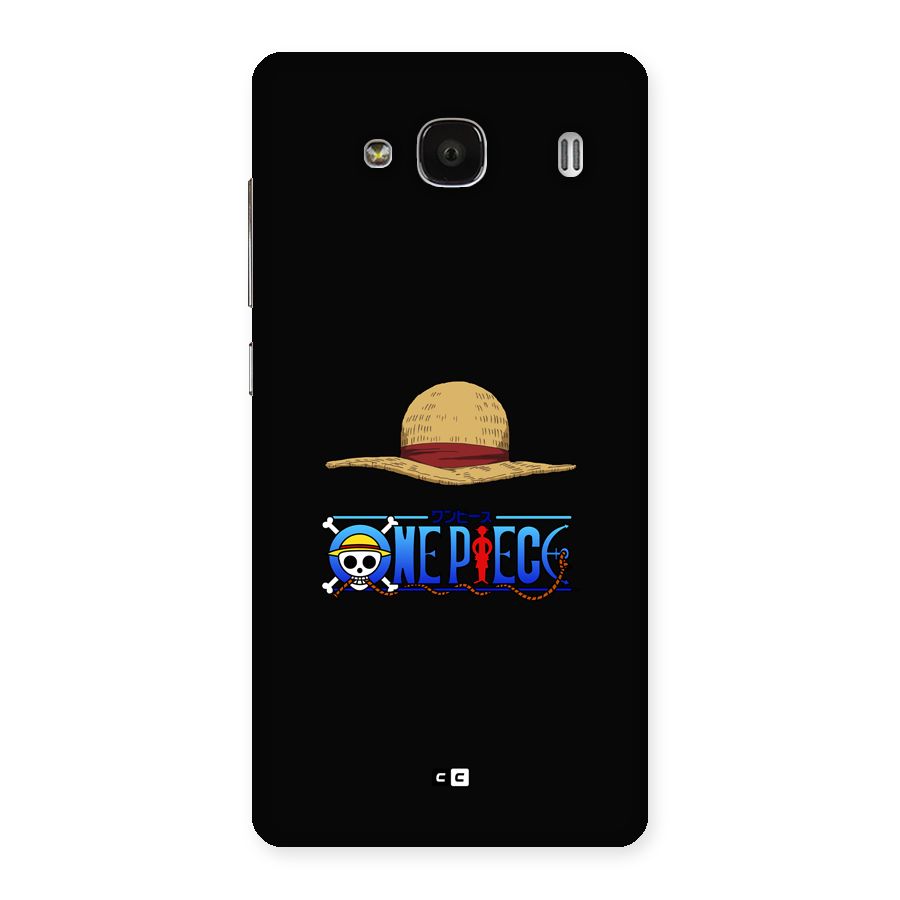 Straw Hat Back Case for Redmi 2s