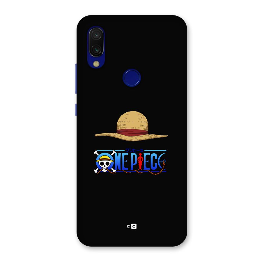 Straw Hat Back Case for Redmi Y3