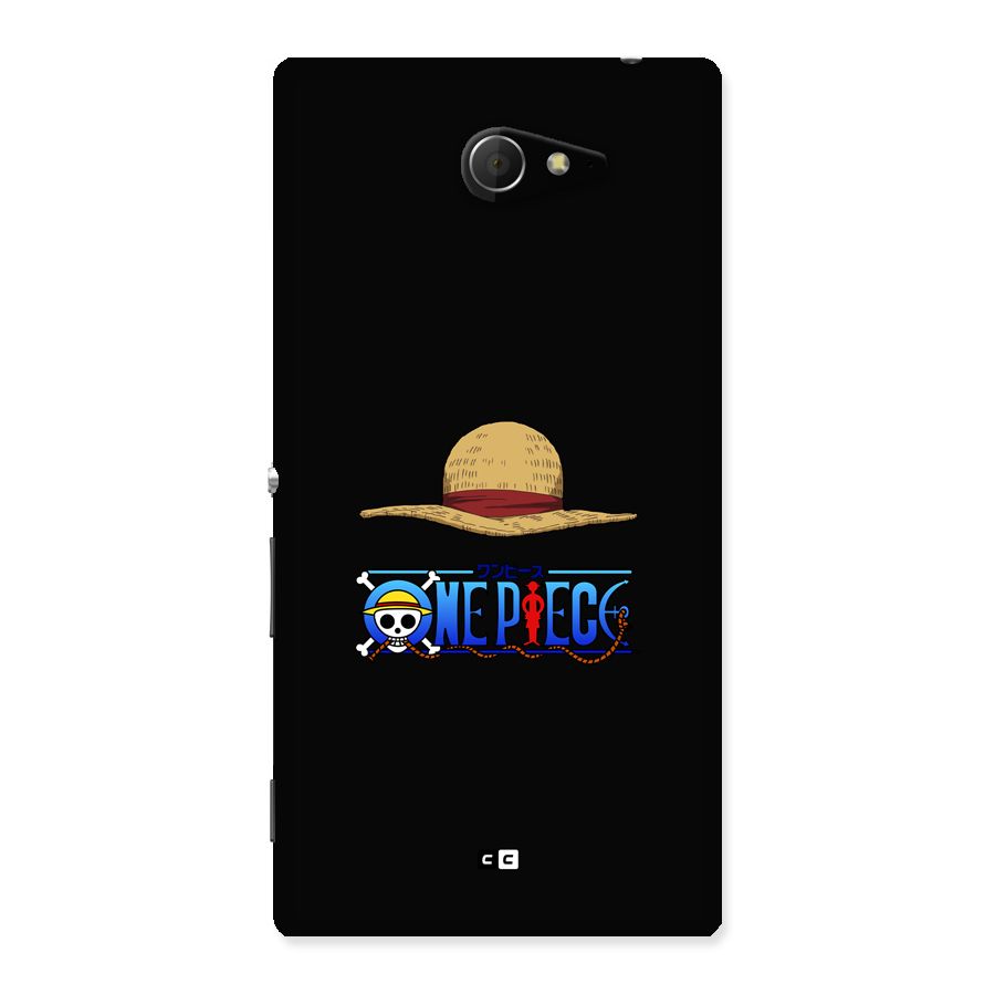 Straw Hat Back Case for Xperia M2