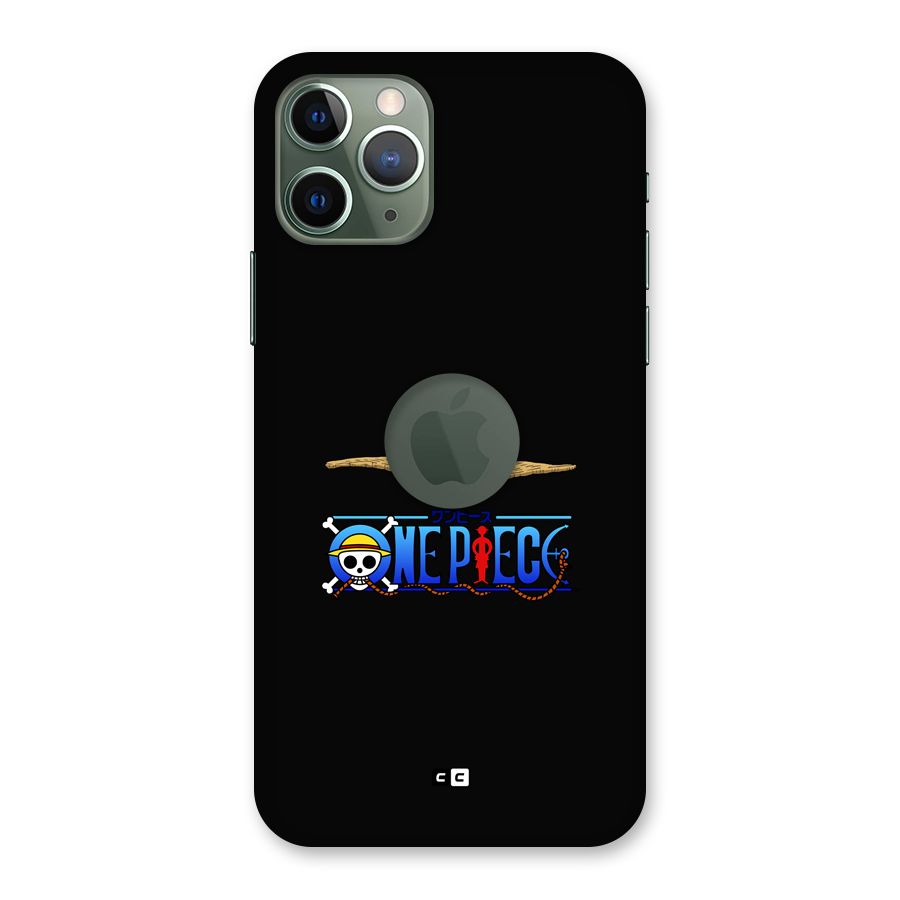 Straw Hat Back Case for iPhone 11 Pro Logo Cut