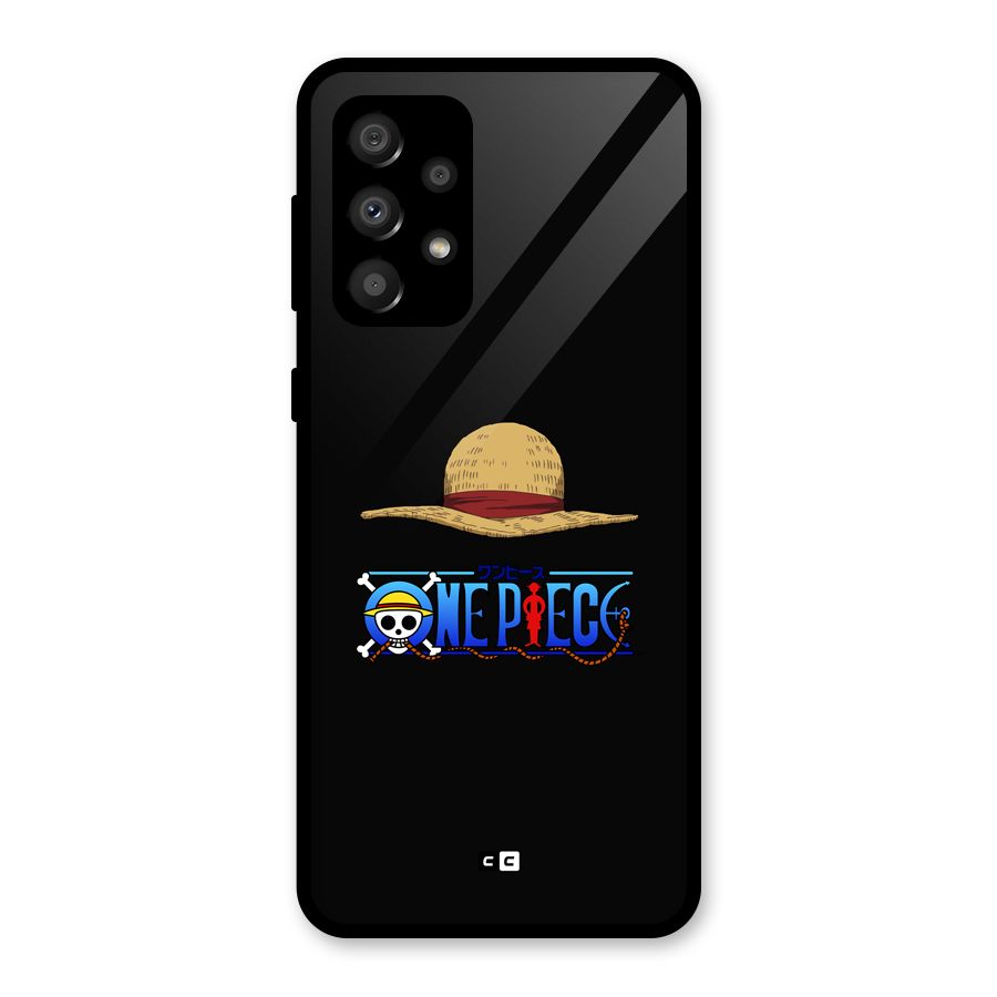Straw Hat Glass Back Case for Galaxy A32