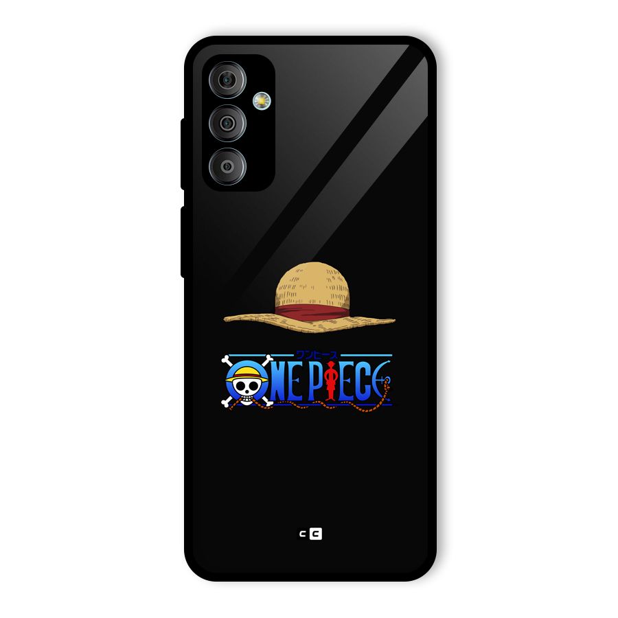 Straw Hat Glass Back Case for Galaxy F23