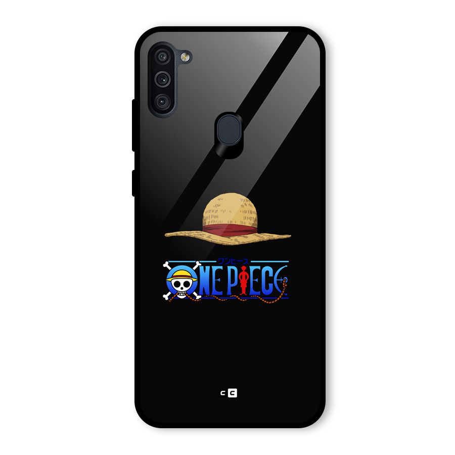 Straw Hat Glass Back Case for Galaxy M11
