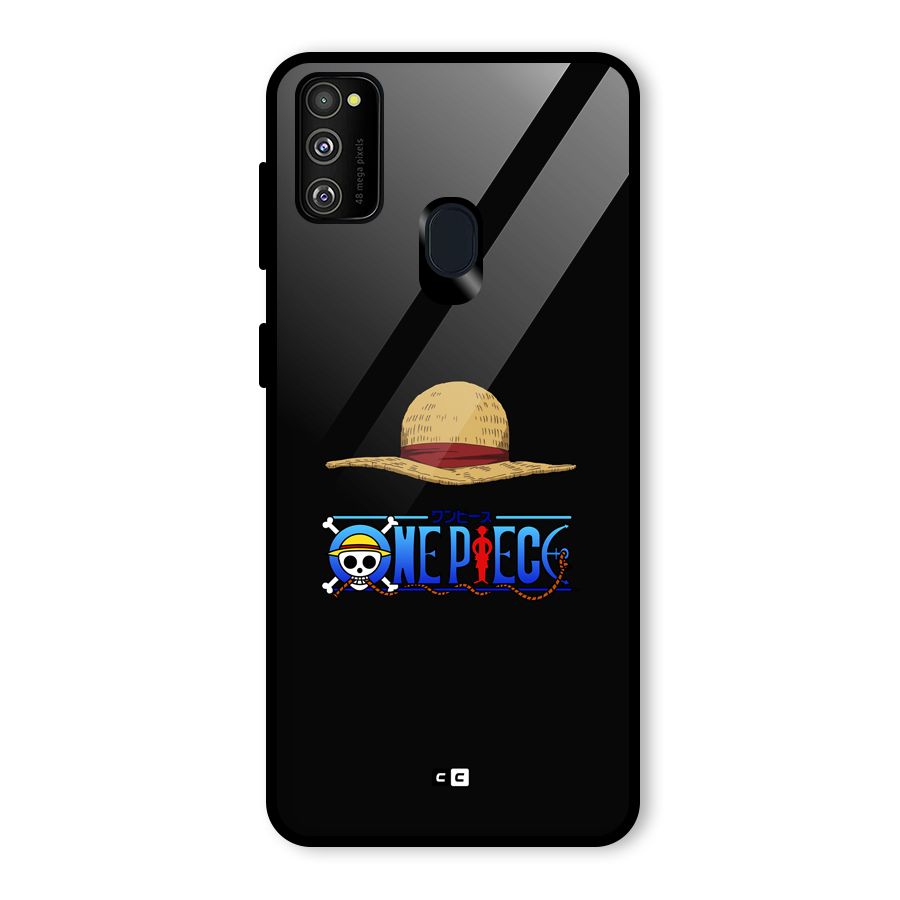 Straw Hat Glass Back Case for Galaxy M21