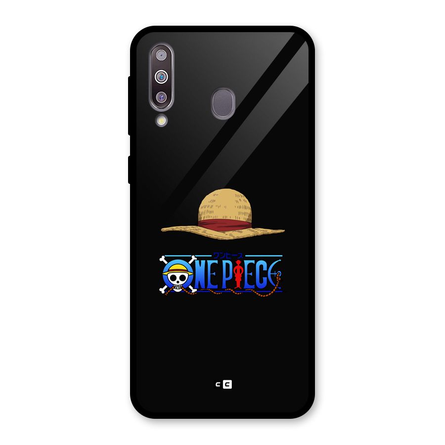 Straw Hat Glass Back Case for Galaxy M30