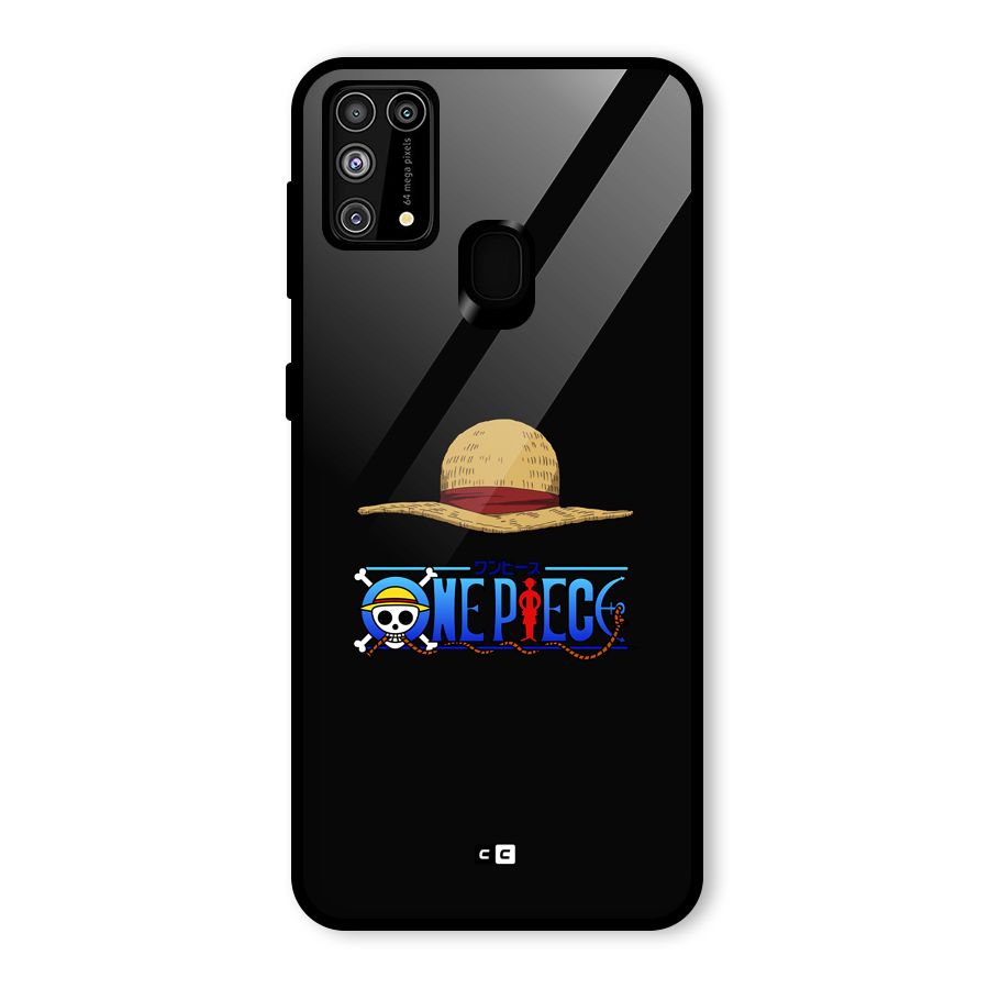 Straw Hat Glass Back Case for Galaxy M31