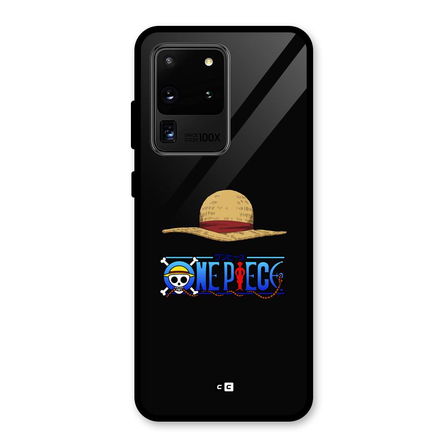 Straw Hat Glass Back Case for Galaxy S20 Ultra