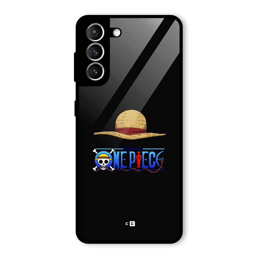 Straw Hat Glass Back Case for Galaxy S21 5G