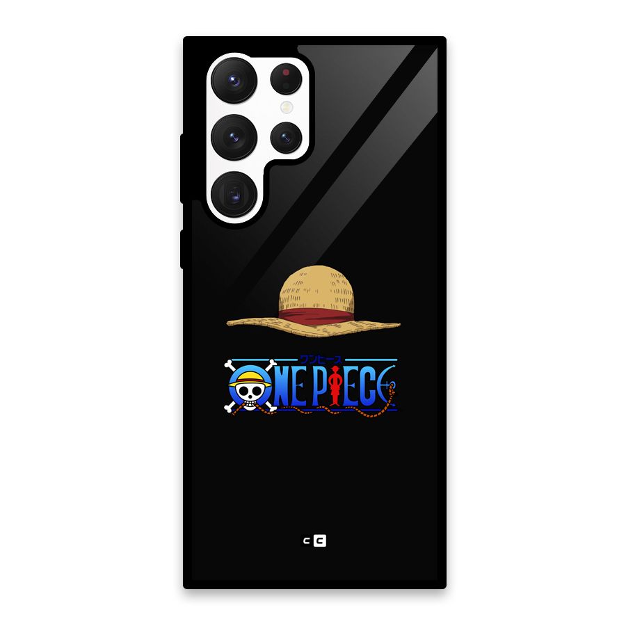 Straw Hat Glass Back Case for Galaxy S22 Ultra 5G