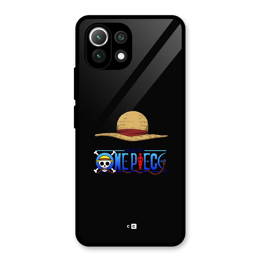 Straw Hat Glass Back Case for Mi 11 Lite NE 5G