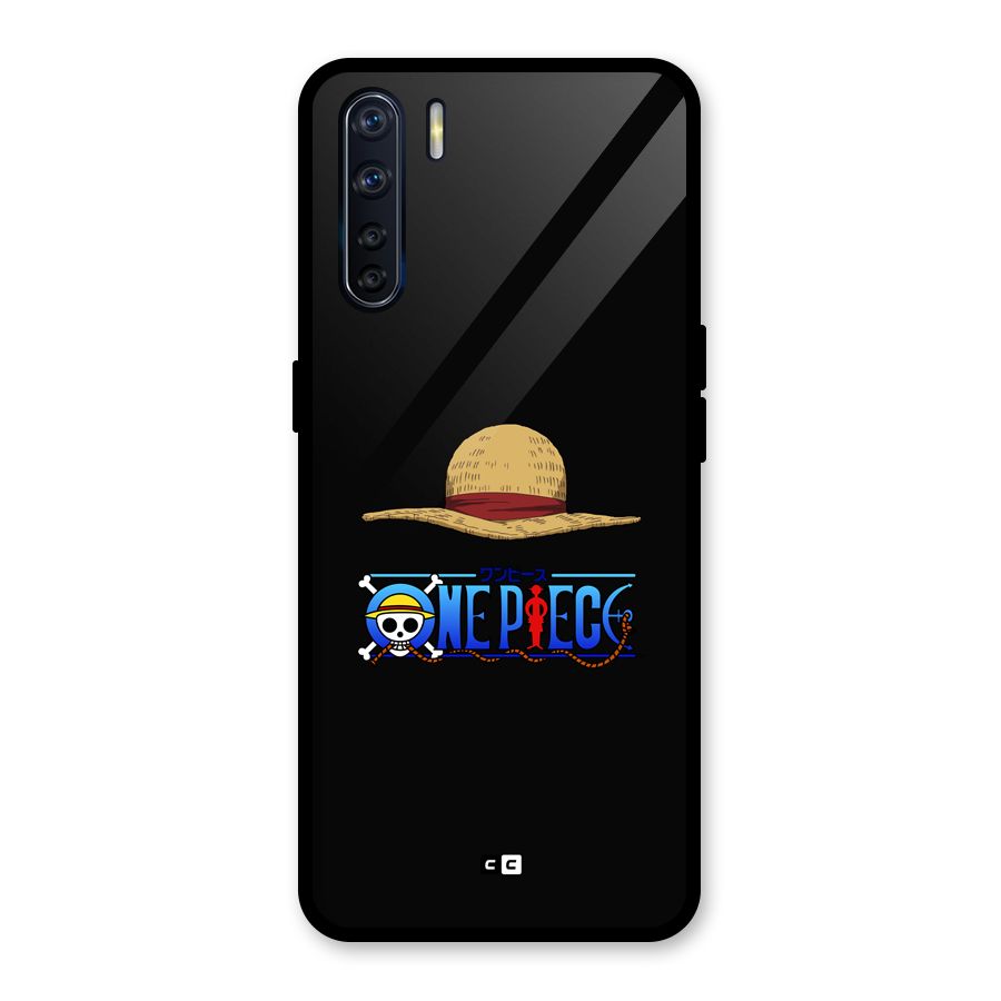 Straw Hat Glass Back Case for Oppo F15