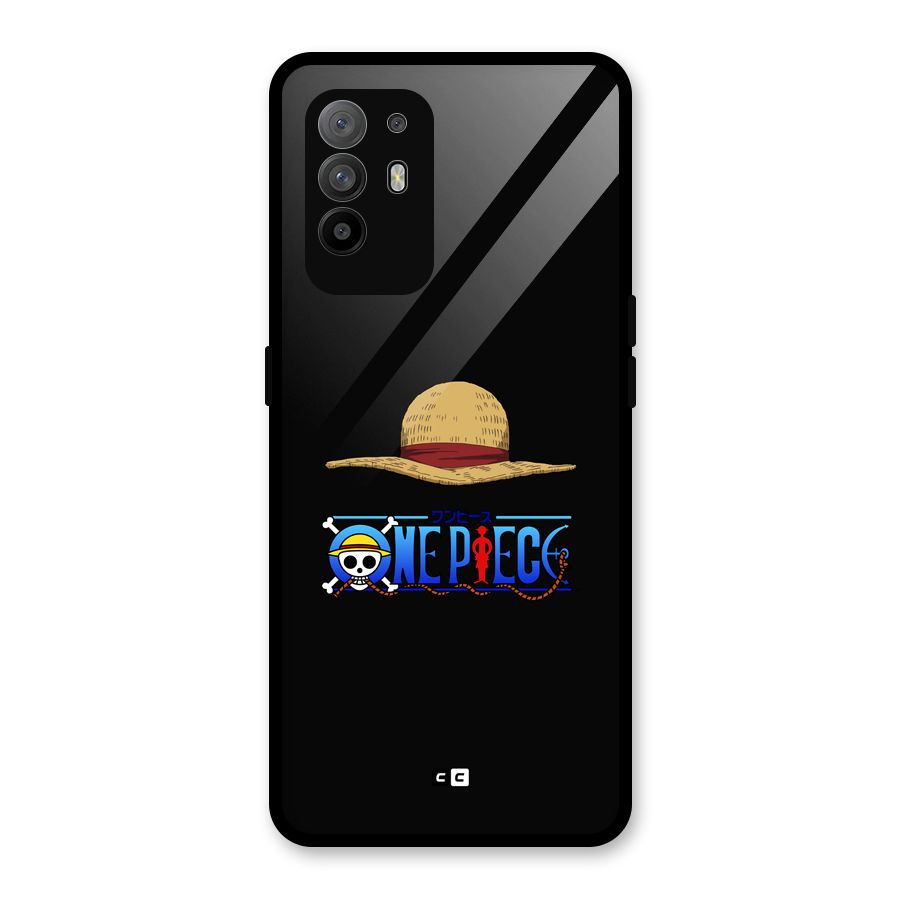 Straw Hat Glass Back Case for Oppo F19 Pro Plus 5G