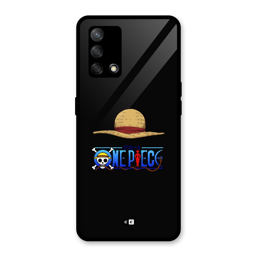 Straw Hat Glass Back Case for Oppo F19s