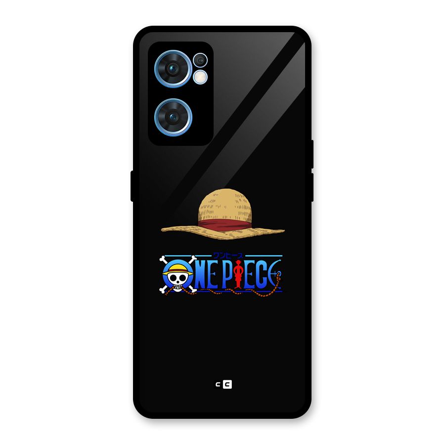 Straw Hat Glass Back Case for Oppo Reno7 5G