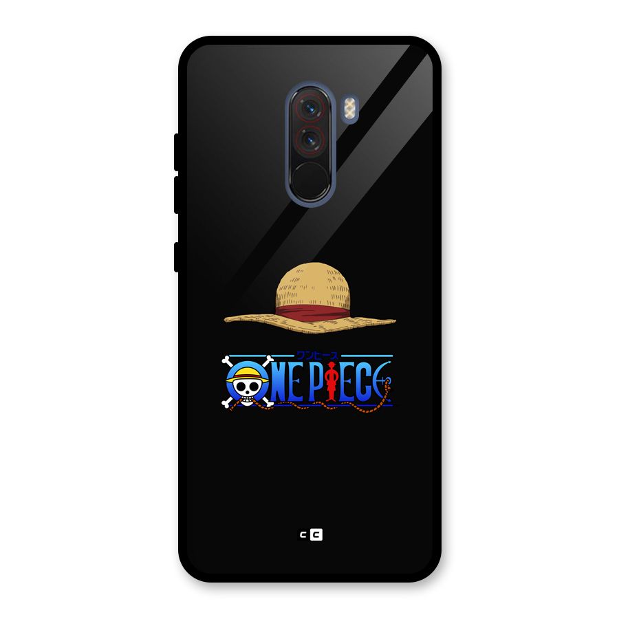 Straw Hat Glass Back Case for Poco F1
