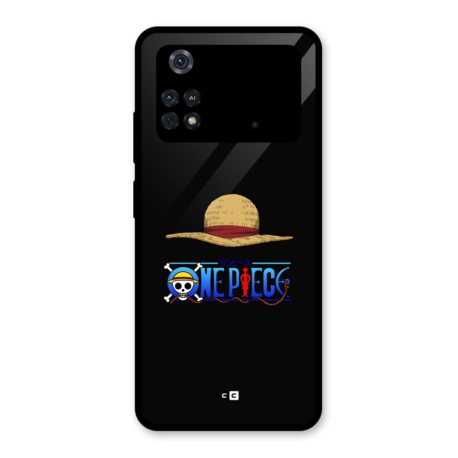 Straw Hat Glass Back Case for Poco M4 Pro 4G