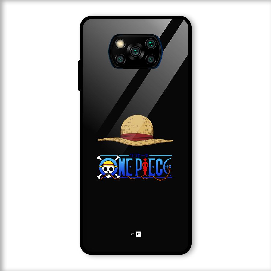 Straw Hat Glass Back Case for Poco X3