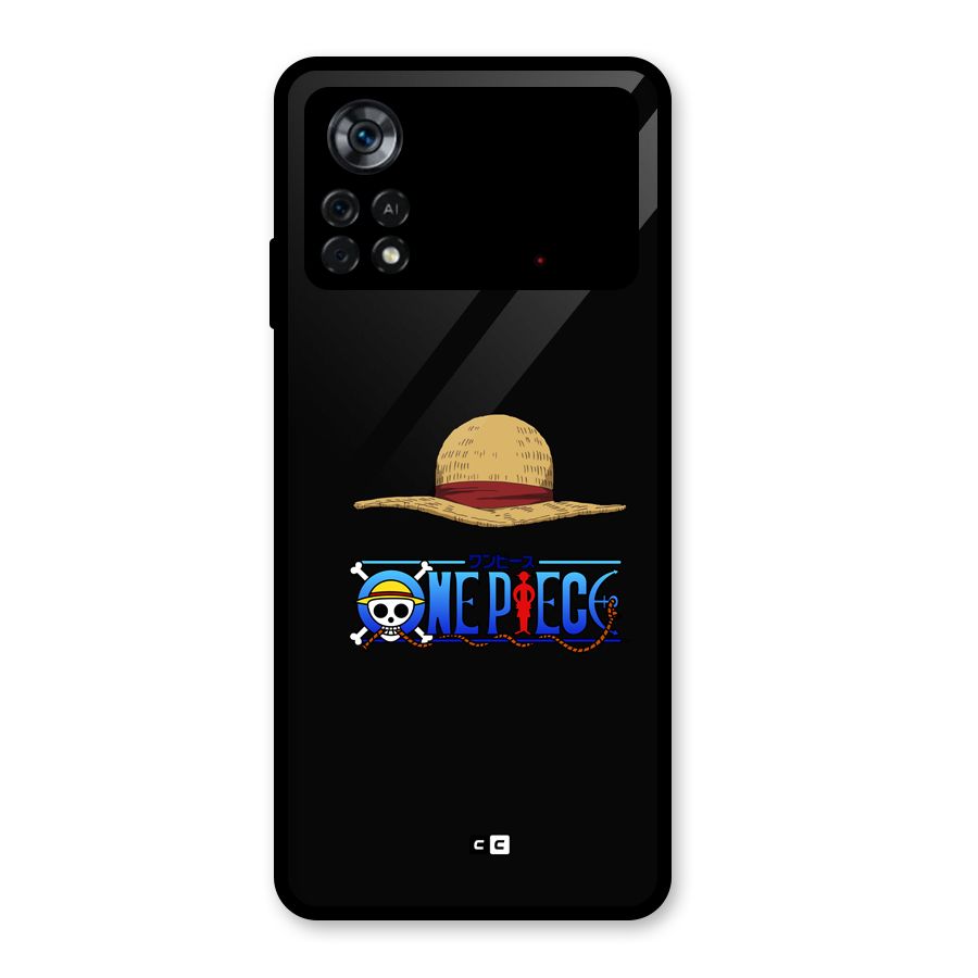 Straw Hat Glass Back Case for Poco X4 Pro 5G