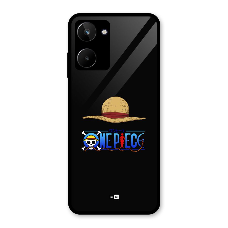 Straw Hat Glass Back Case for Realme 10