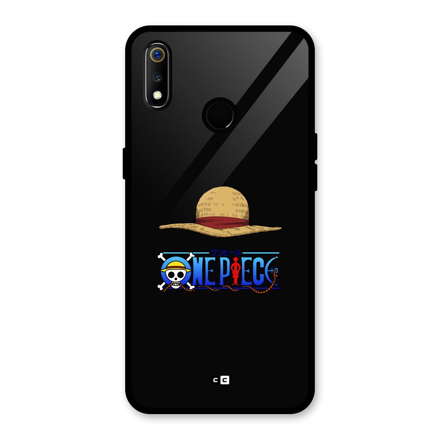 Straw Hat Glass Back Case for Realme 3i