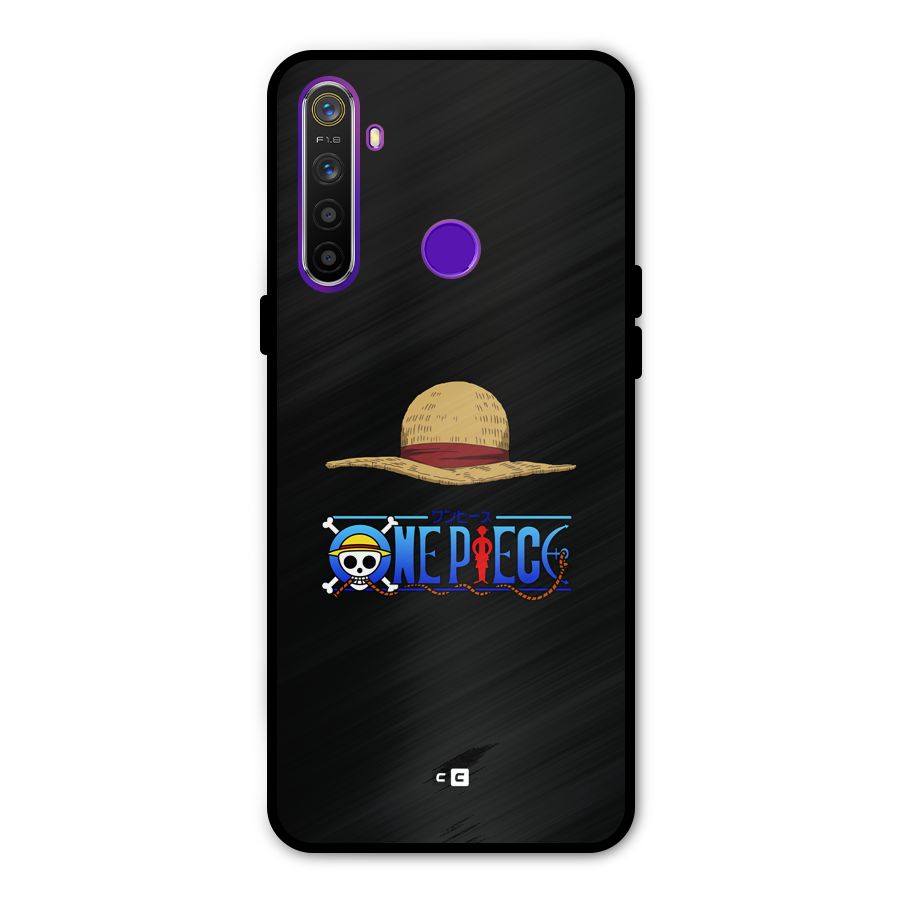 Straw Hat Glass Back Case for Realme 5s