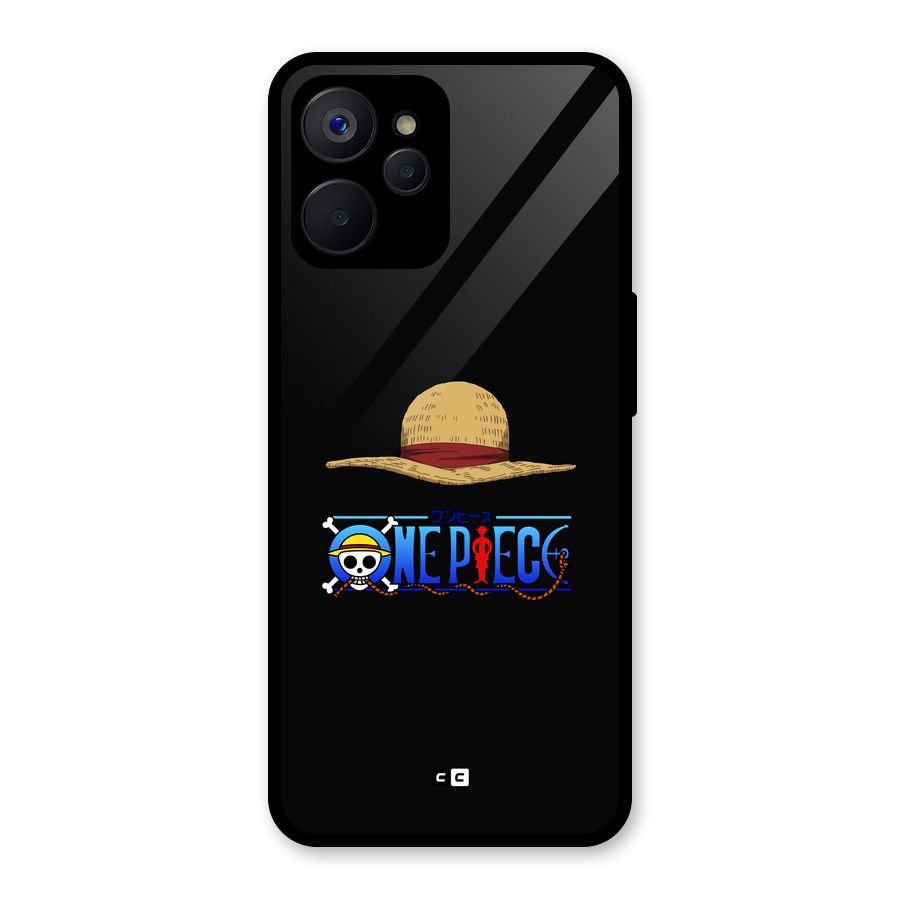 Straw Hat Glass Back Case for Realme 9i 5G