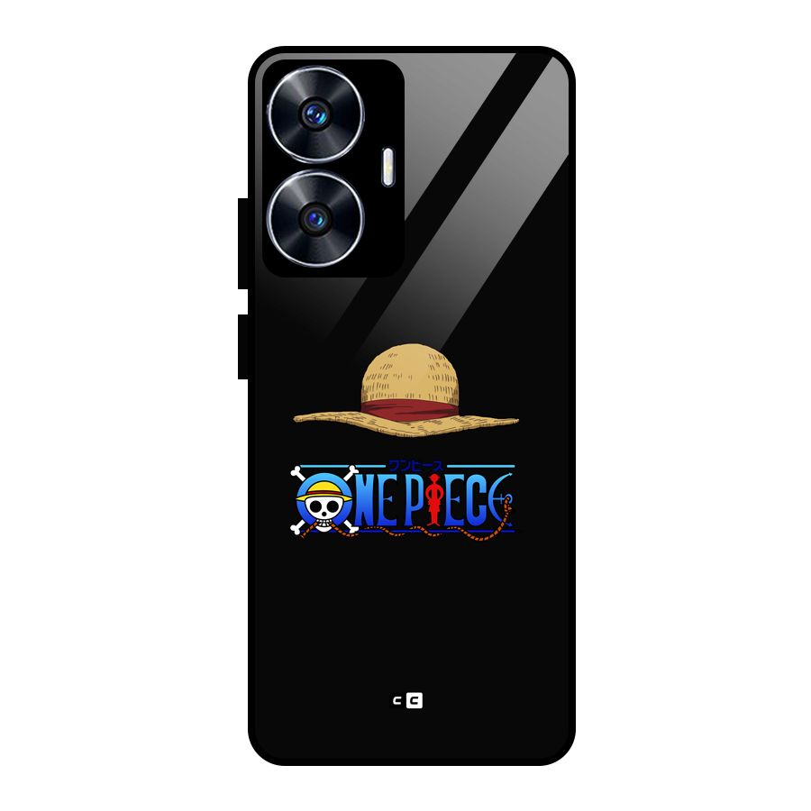 Straw Hat Glass Back Case for Realme Narzo N55