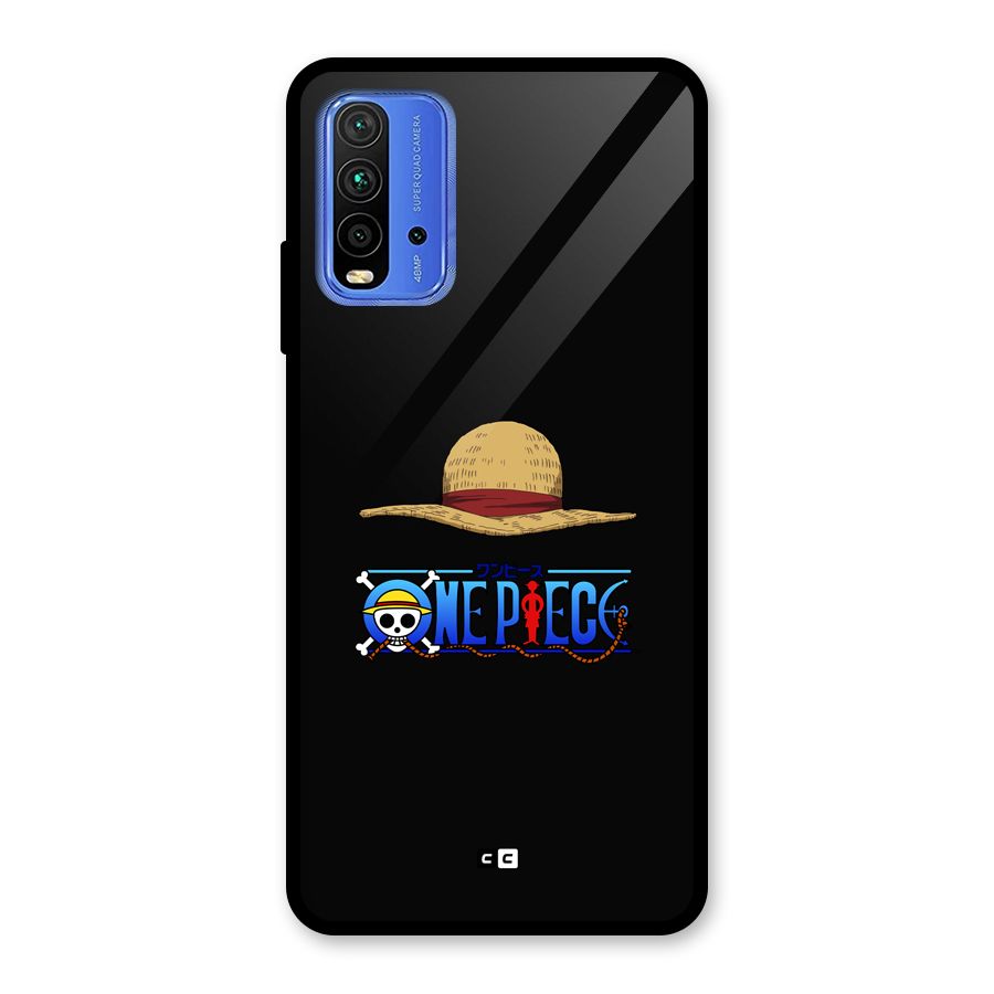 Straw Hat Glass Back Case for Redmi 9 Power