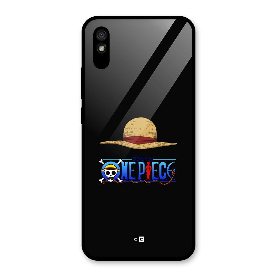 Straw Hat Glass Back Case for Redmi 9i