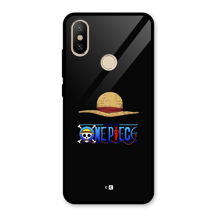 Straw Hat Glass Back Case for Redmi A2