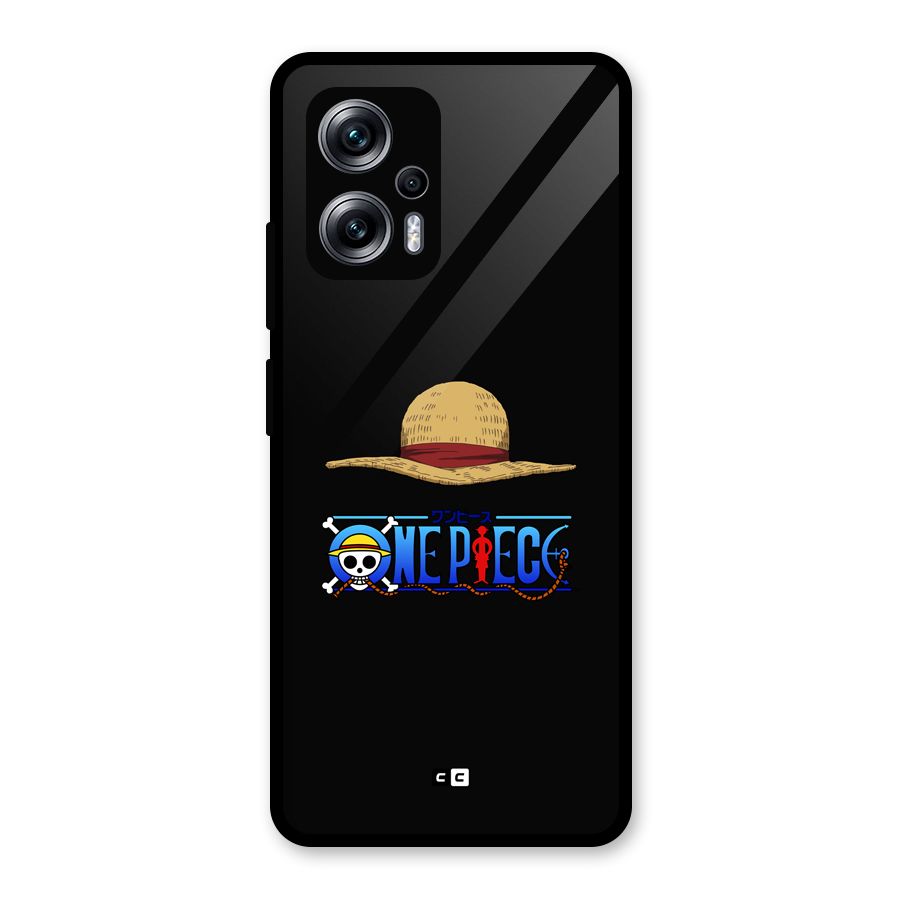 Straw Hat Glass Back Case for Redmi K50i