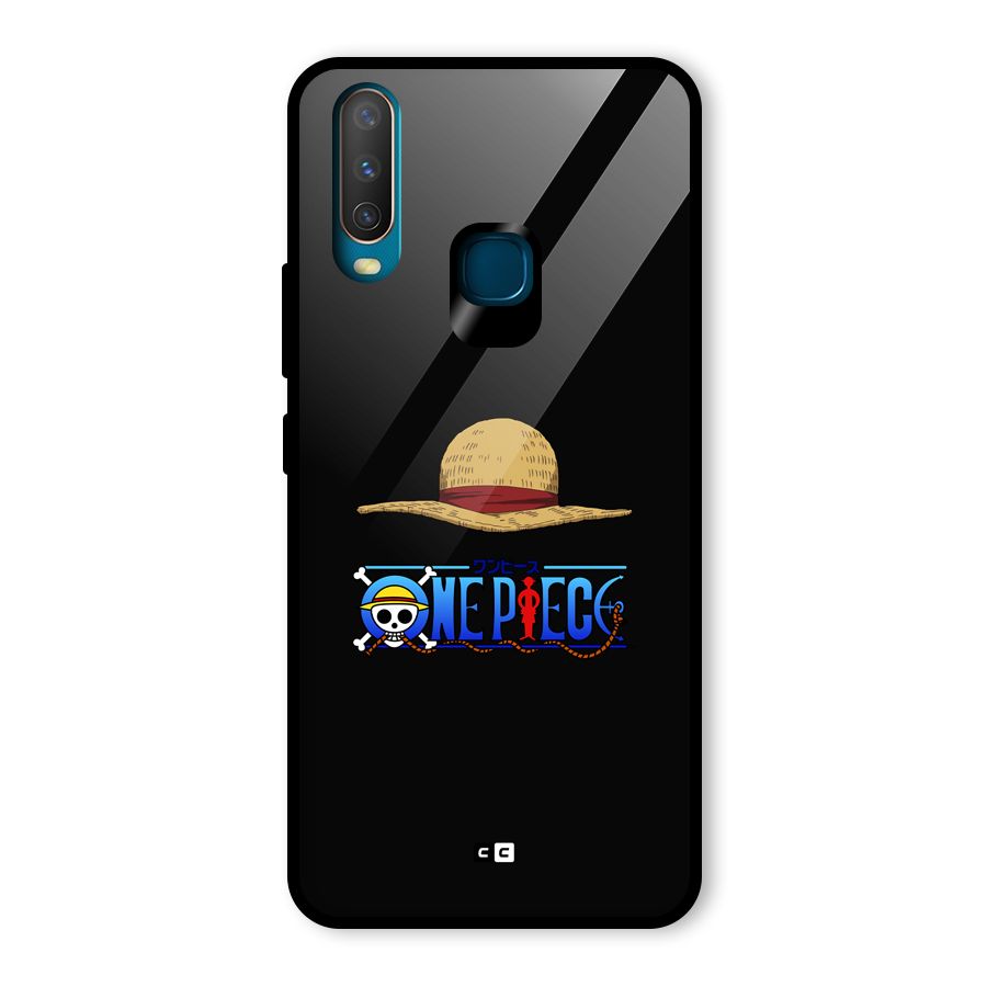 Straw Hat Glass Back Case for Vivo U10