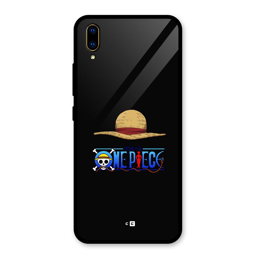 Straw Hat Glass Back Case for Vivo V11 Pro