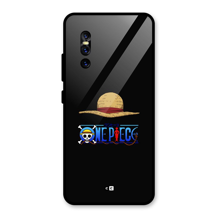 Straw Hat Glass Back Case for Vivo V15 Pro