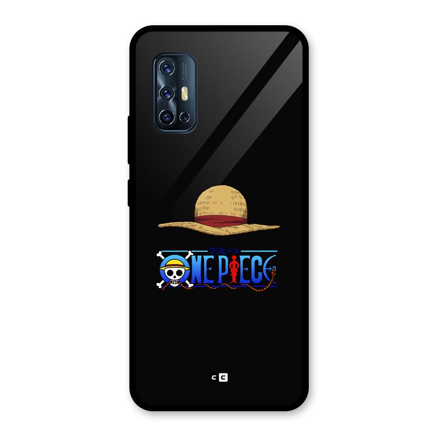Straw Hat Glass Back Case for Vivo V17