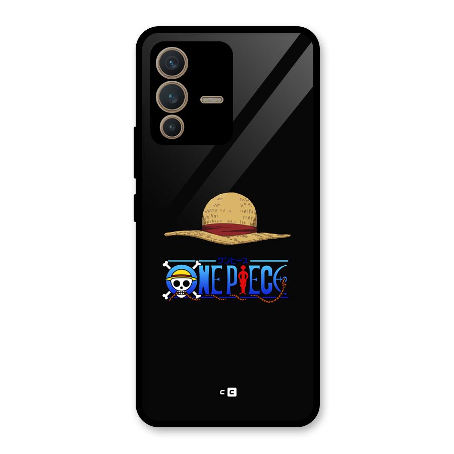 Straw Hat Glass Back Case for Vivo V23 5G