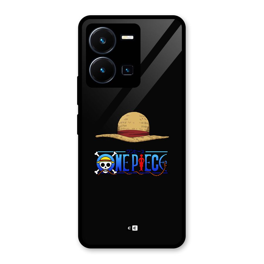 Straw Hat Glass Back Case for Vivo Y35