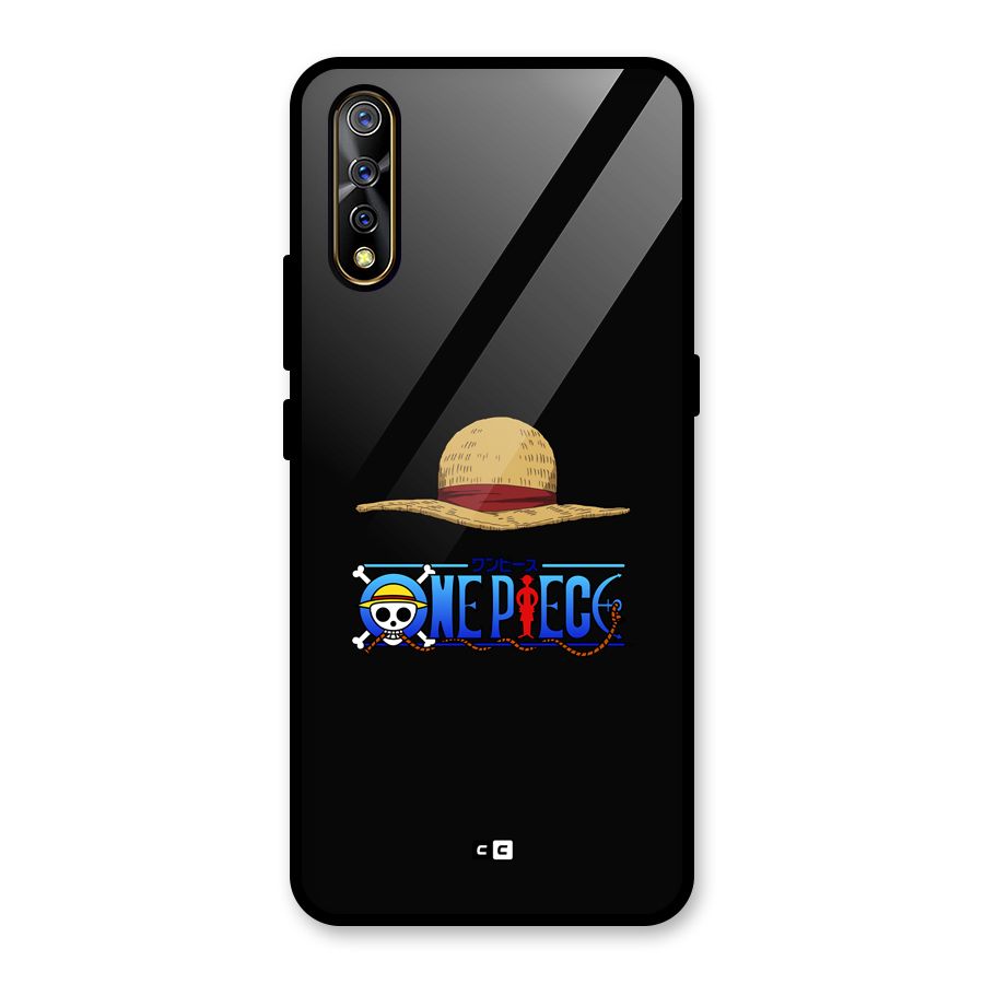 Straw Hat Glass Back Case for Vivo Z1x
